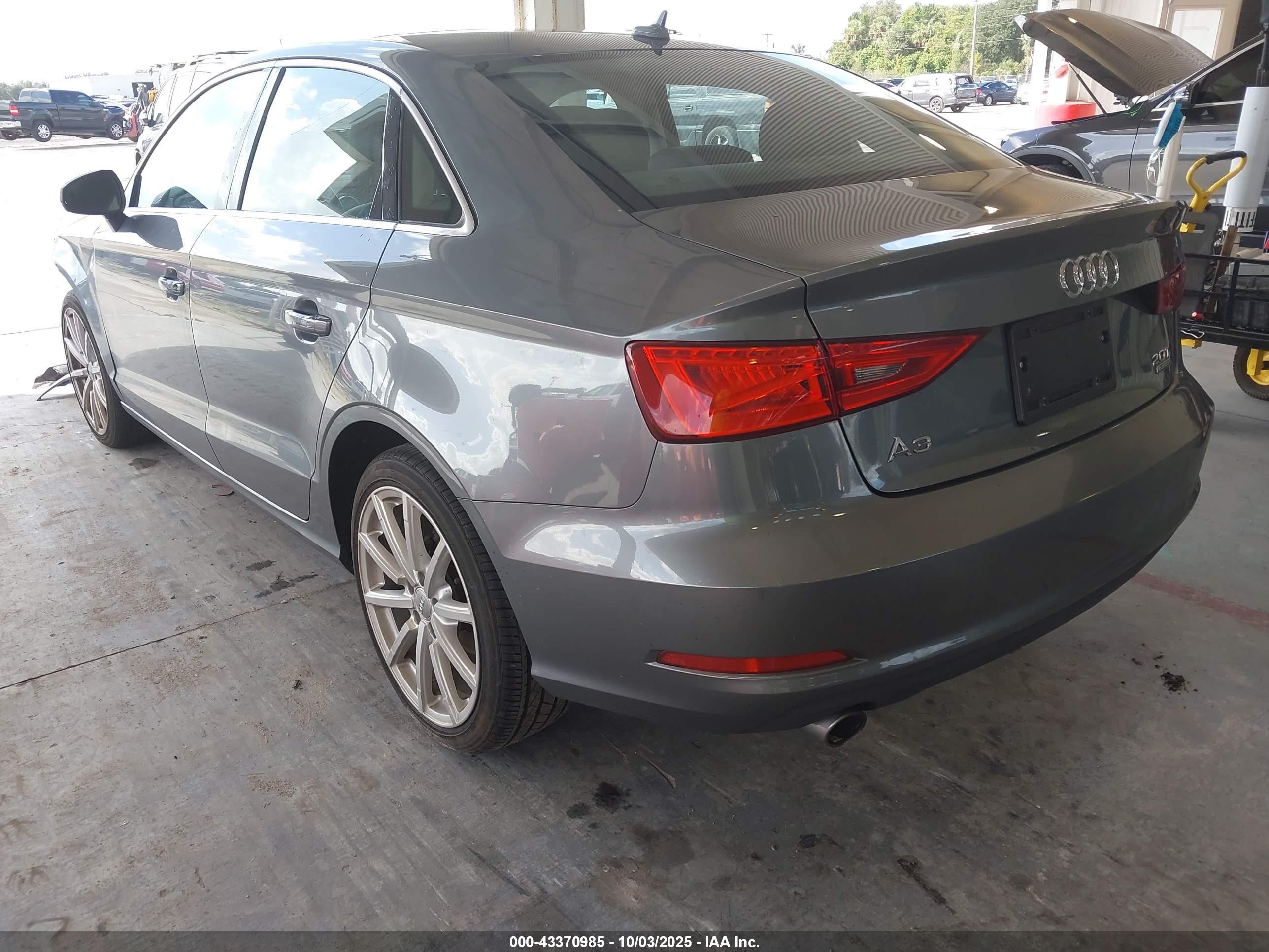 2015 Audi A3 2.0t Premium Gray vin: WAUEFGFF7F1075898