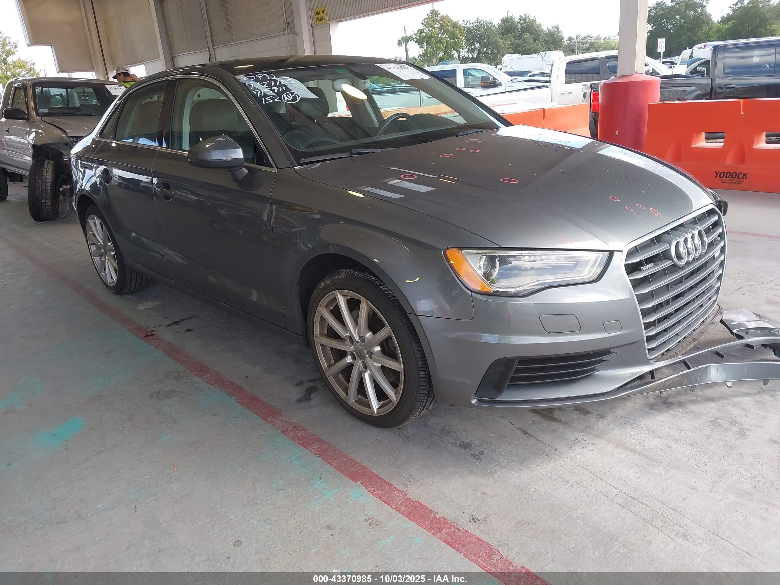 2015 Audi A3 2.0t Premium Gray vin: WAUEFGFF7F1075898