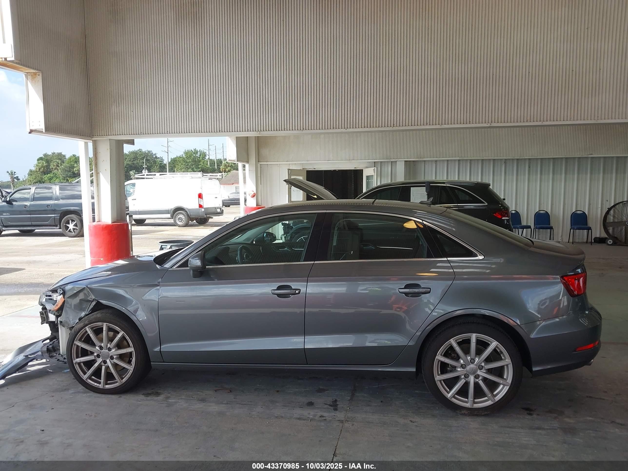2015 Audi A3 2.0t Premium Gray vin: WAUEFGFF7F1075898