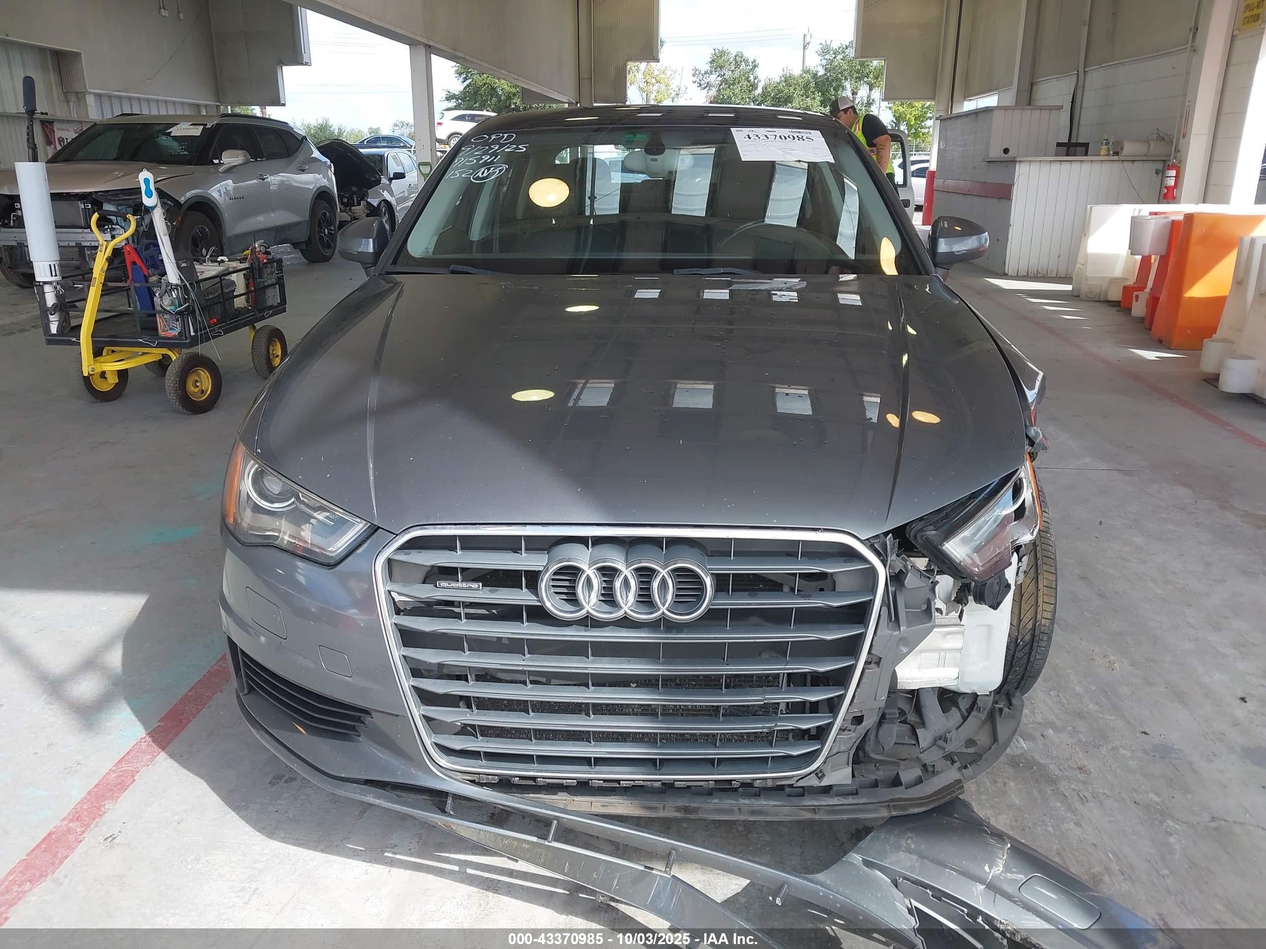 2015 Audi A3 2.0t Premium Gray vin: WAUEFGFF7F1075898