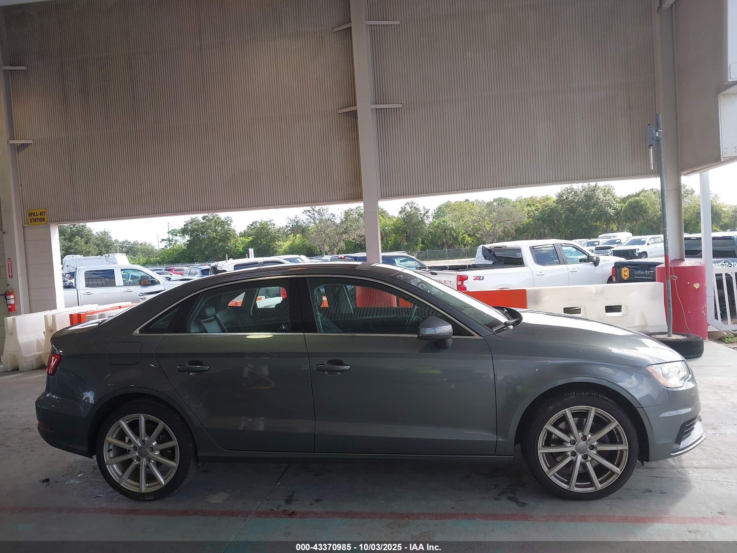 2015 Audi A3 2.0t Premium Gray vin: WAUEFGFF7F1075898