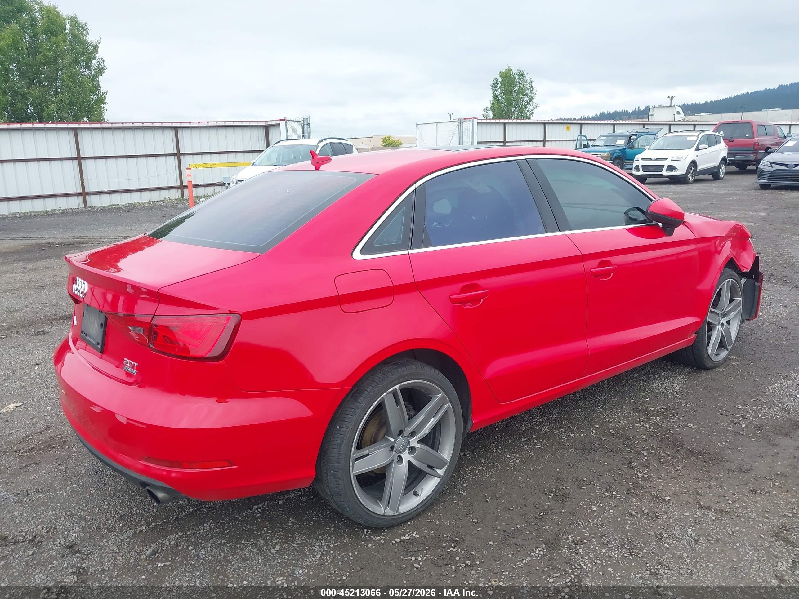 2015 Audi A3 2.0t Premium Red vin: WAUEFGFF8F1106219