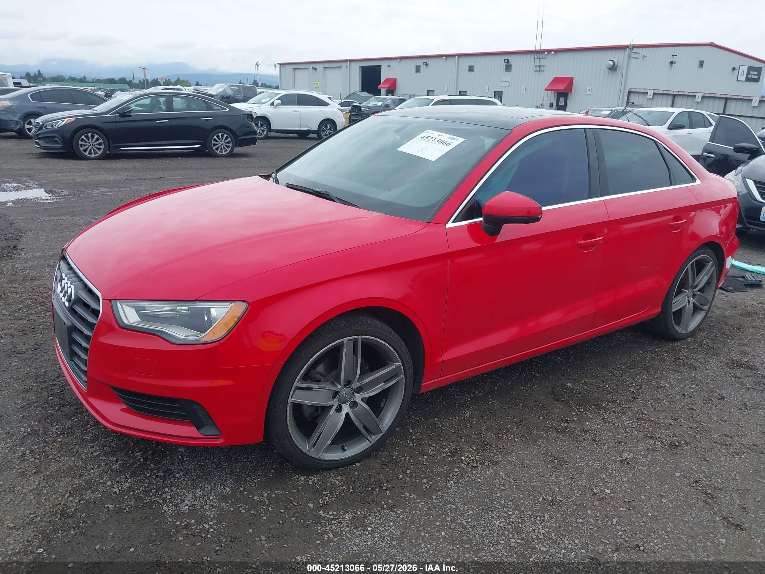 2015 Audi A3 2.0t Premium Red vin: WAUEFGFF8F1106219