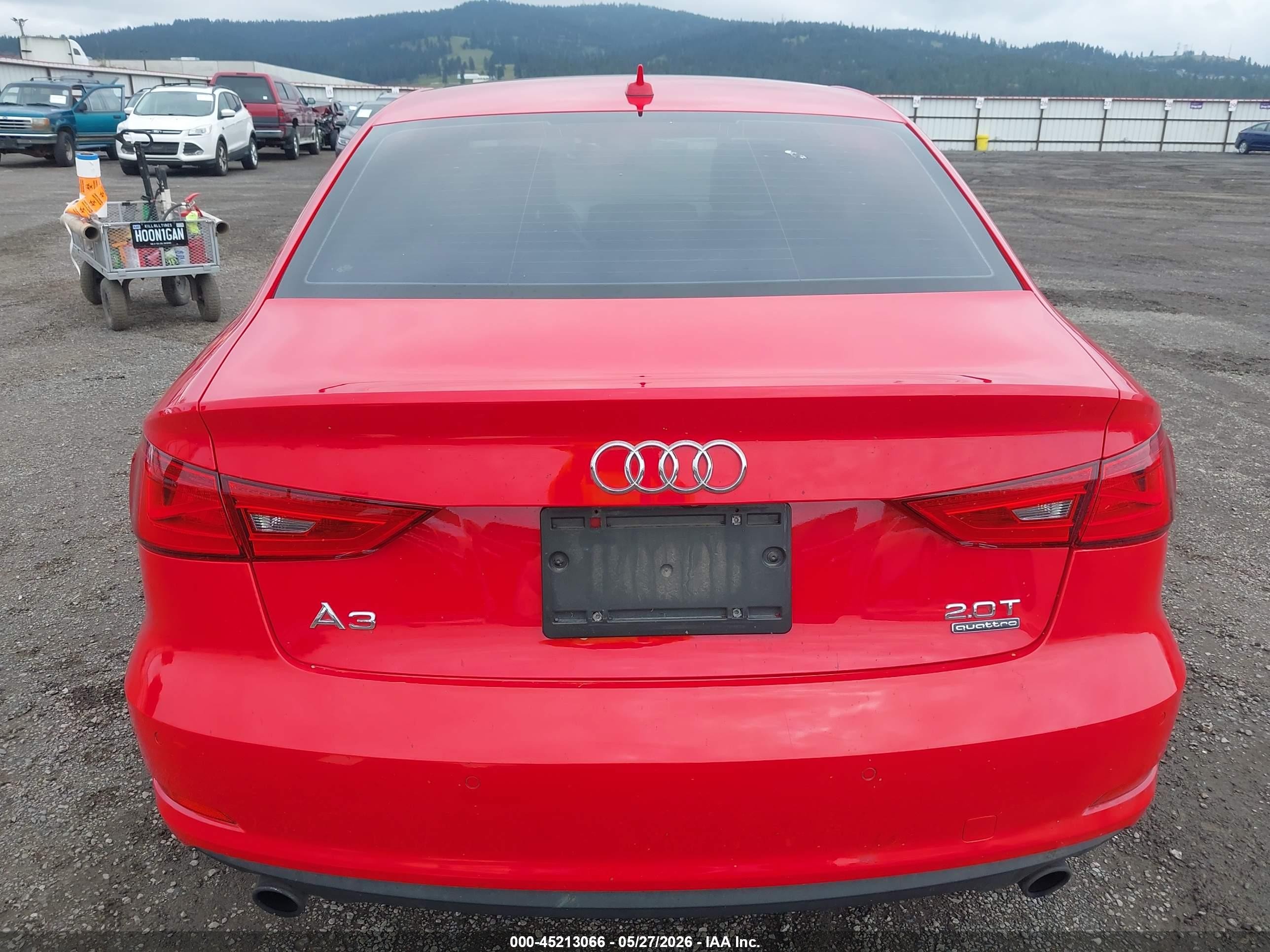 2015 Audi A3 2.0t Premium Red vin: WAUEFGFF8F1106219
