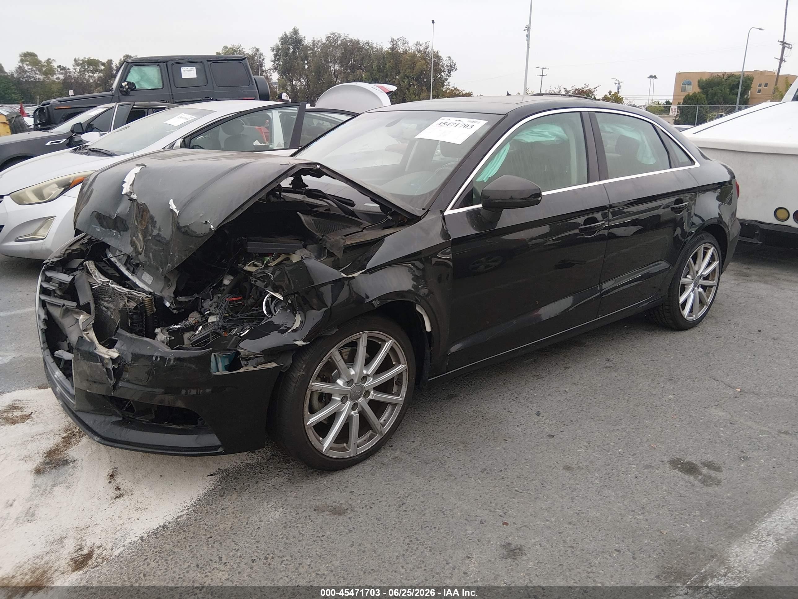 2015 Audi A3 2.0t Premium Black vin: WAUEFGFF8F1134859