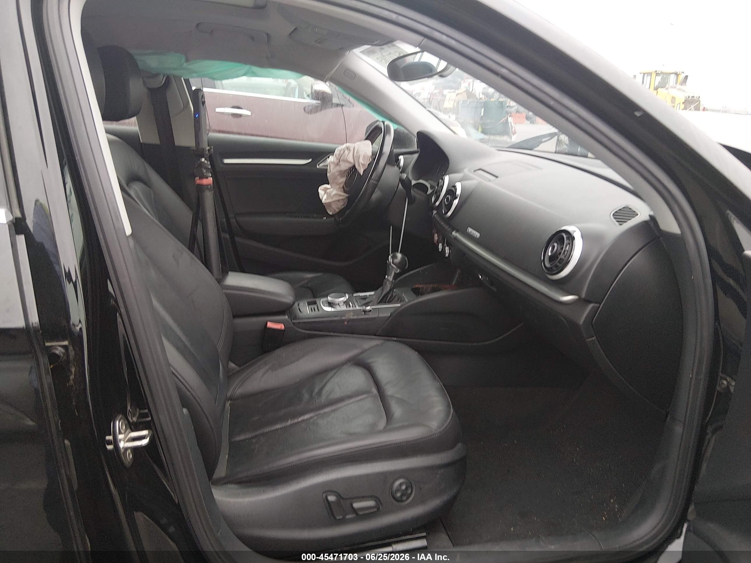 2015 Audi A3 2.0t Premium Black vin: WAUEFGFF8F1134859