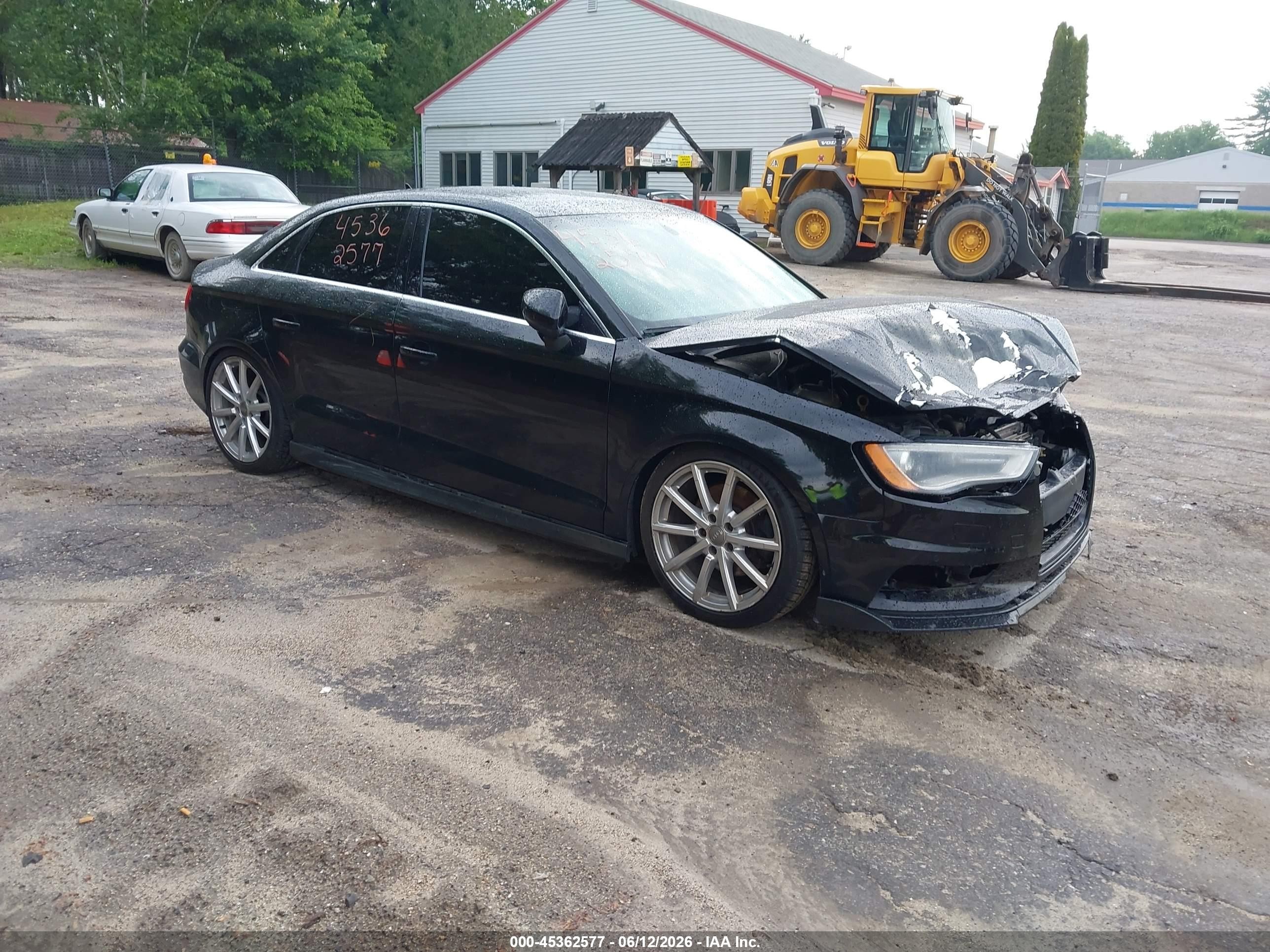 2015 Audi A3 2.0t Premium Black vin: WAUEFGFF9F1027349