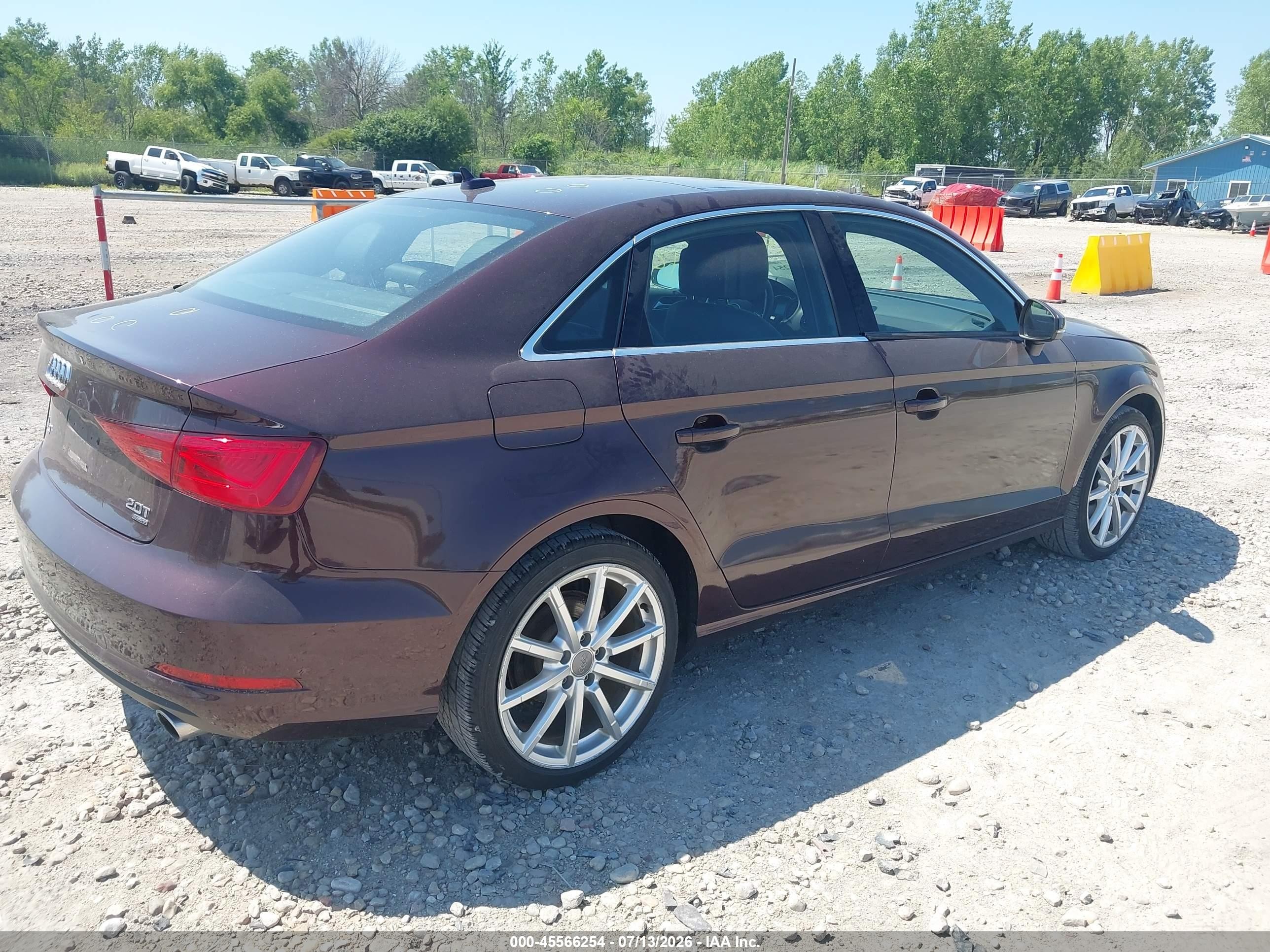 2015 Audi A3 2.0t Premium Maroon vin: WAUEFGFF9F1037458
