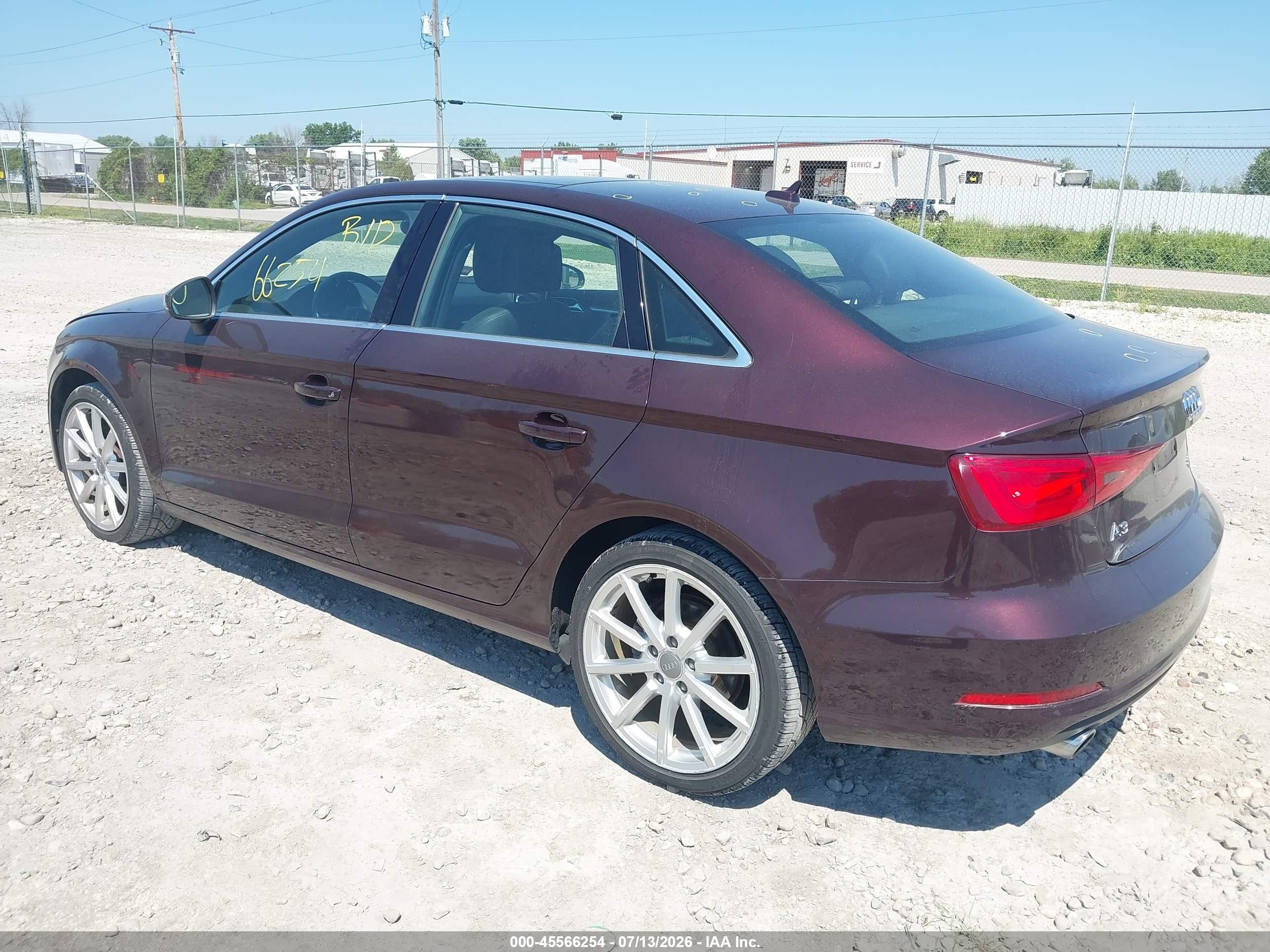 2015 Audi A3 2.0t Premium Maroon vin: WAUEFGFF9F1037458