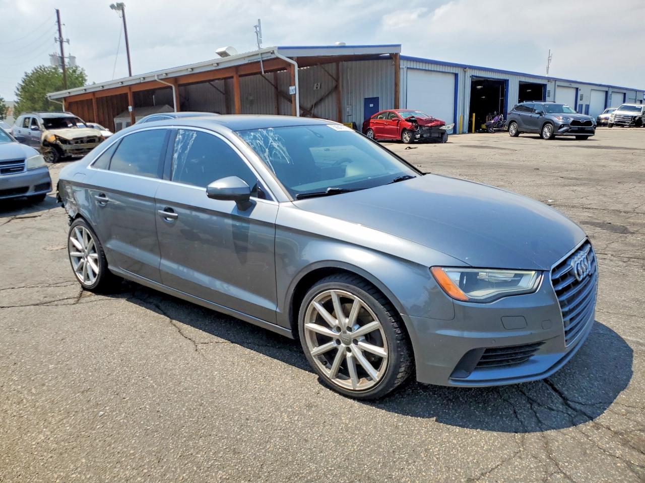 2015 Audi A3 Premium Plus Gray vin: WAUEFGFF9F1097157