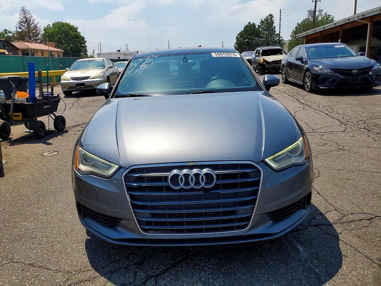 2015 Audi A3 Premium Plus Gray vin: WAUEFGFF9F1097157