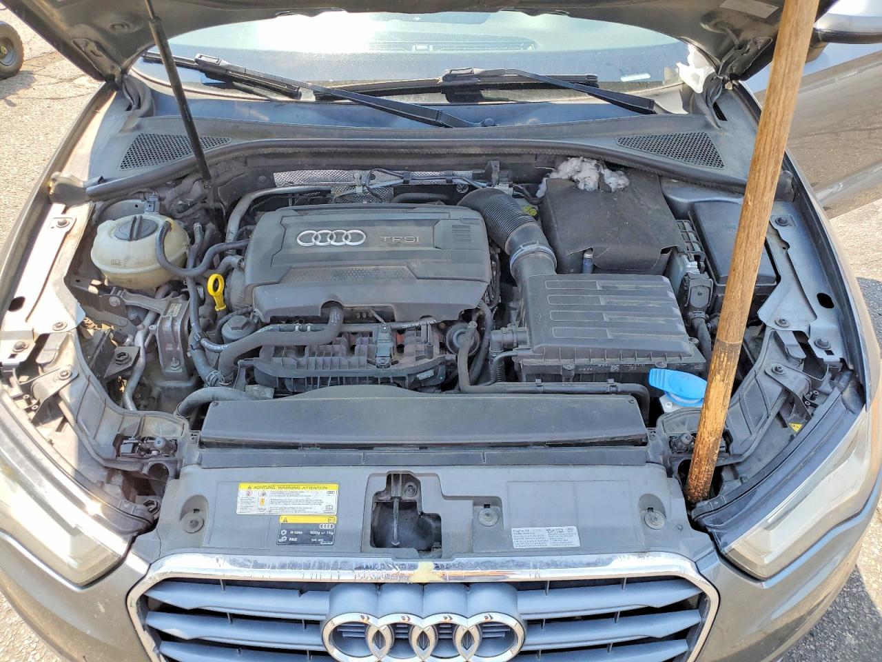 2015 Audi A3 Premium Plus Gray vin: WAUEFGFF9F1097157