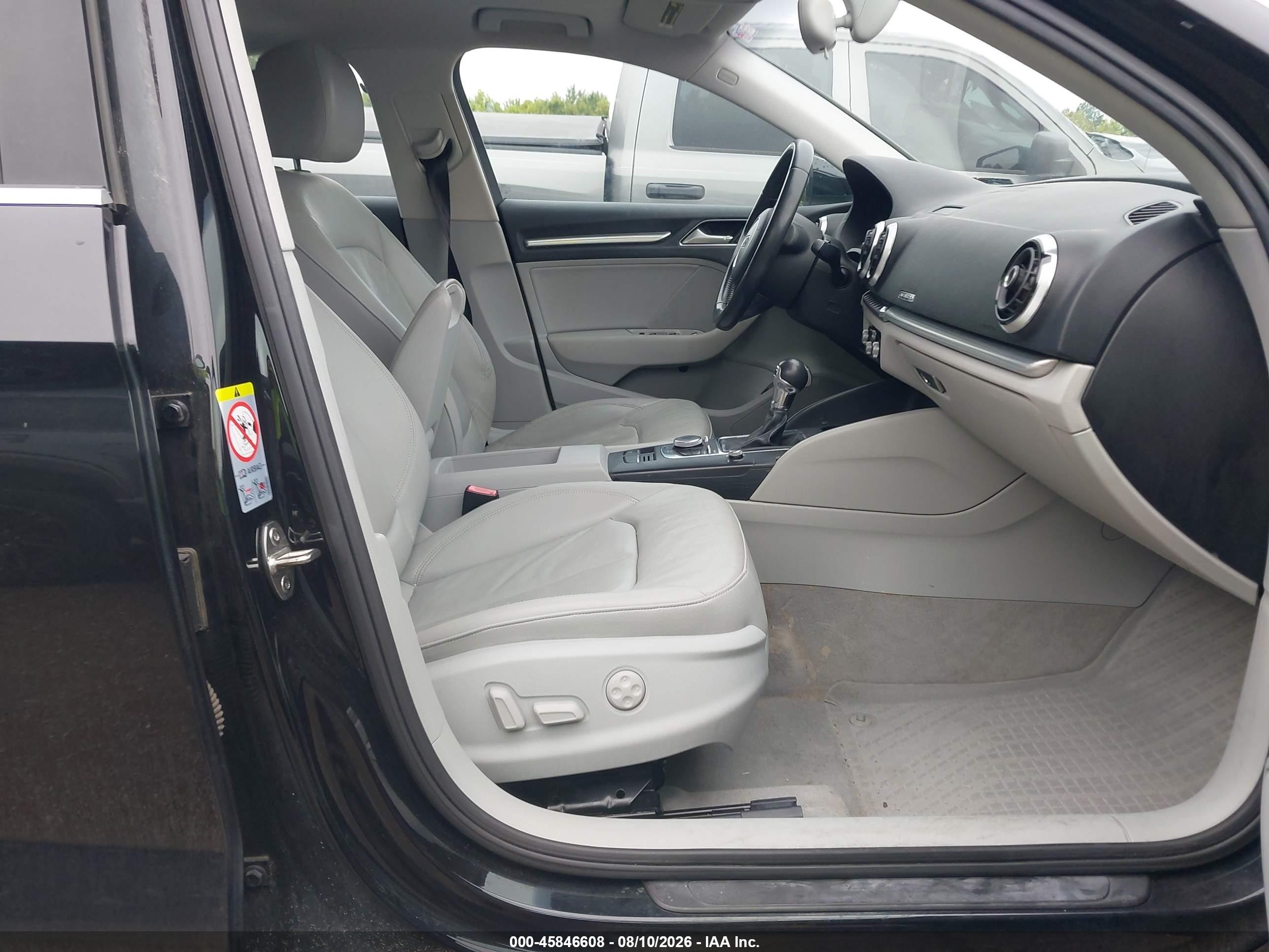 2015 Audi A3 2.0t Premium Black vin: WAUEFGFFXF1015629