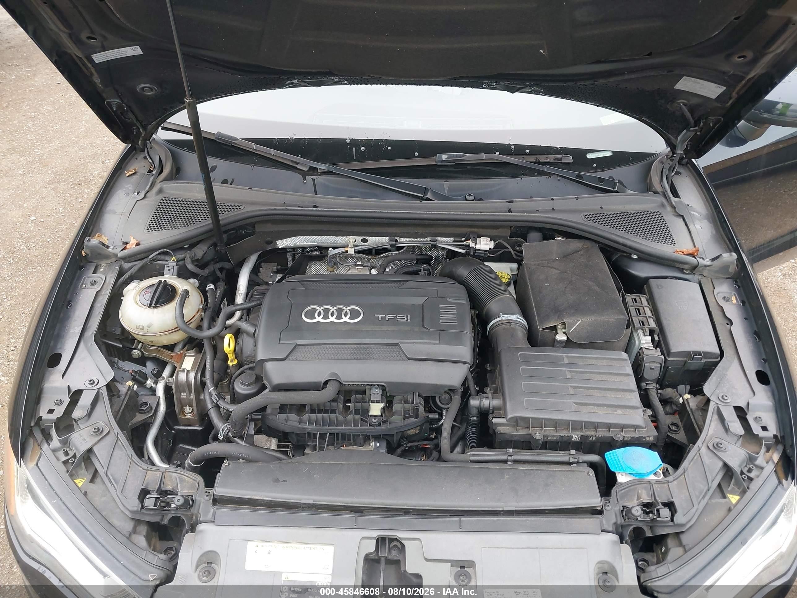 2015 Audi A3 2.0t Premium Black vin: WAUEFGFFXF1015629