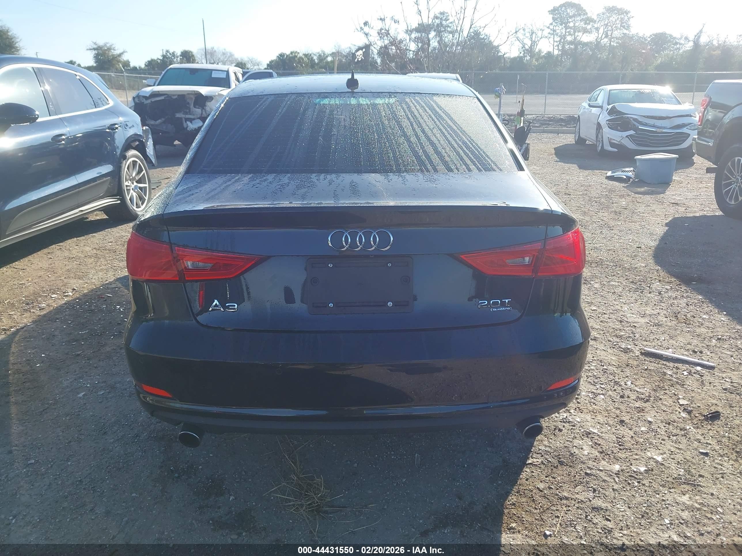 2015 Audi A3 2.0t Premium Black vin: WAUEFGFFXF1020751