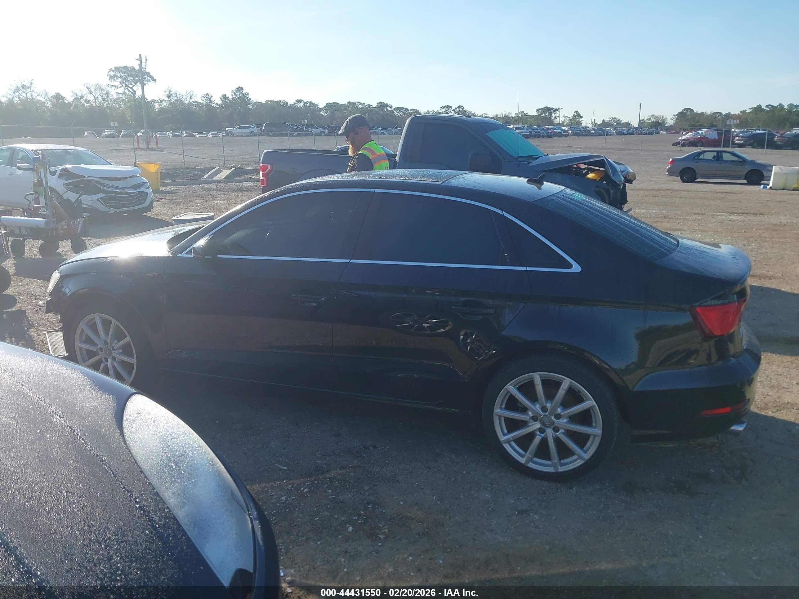 2015 Audi A3 2.0t Premium Black vin: WAUEFGFFXF1020751