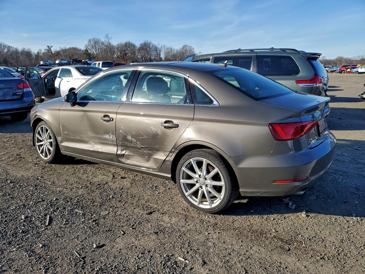 2015 Audi A3 Premium Plus Gray vin: WAUEFGFFXF1062661