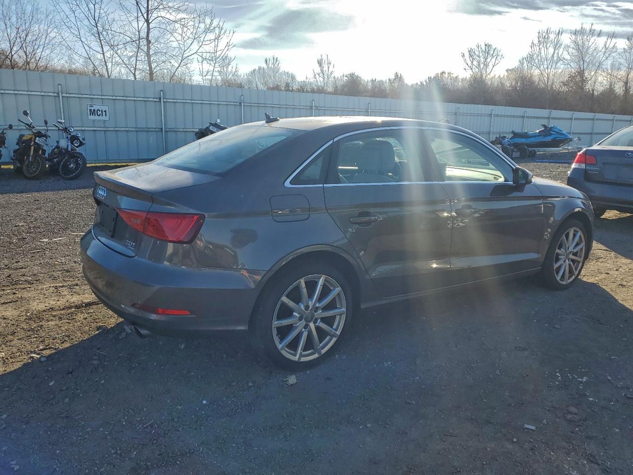 2015 Audi A3 Premium Plus Gray vin: WAUEFGFFXF1062661