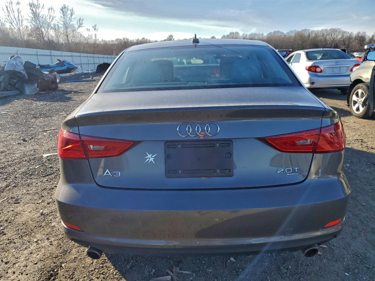 2015 Audi A3 Premium Plus Gray vin: WAUEFGFFXF1062661