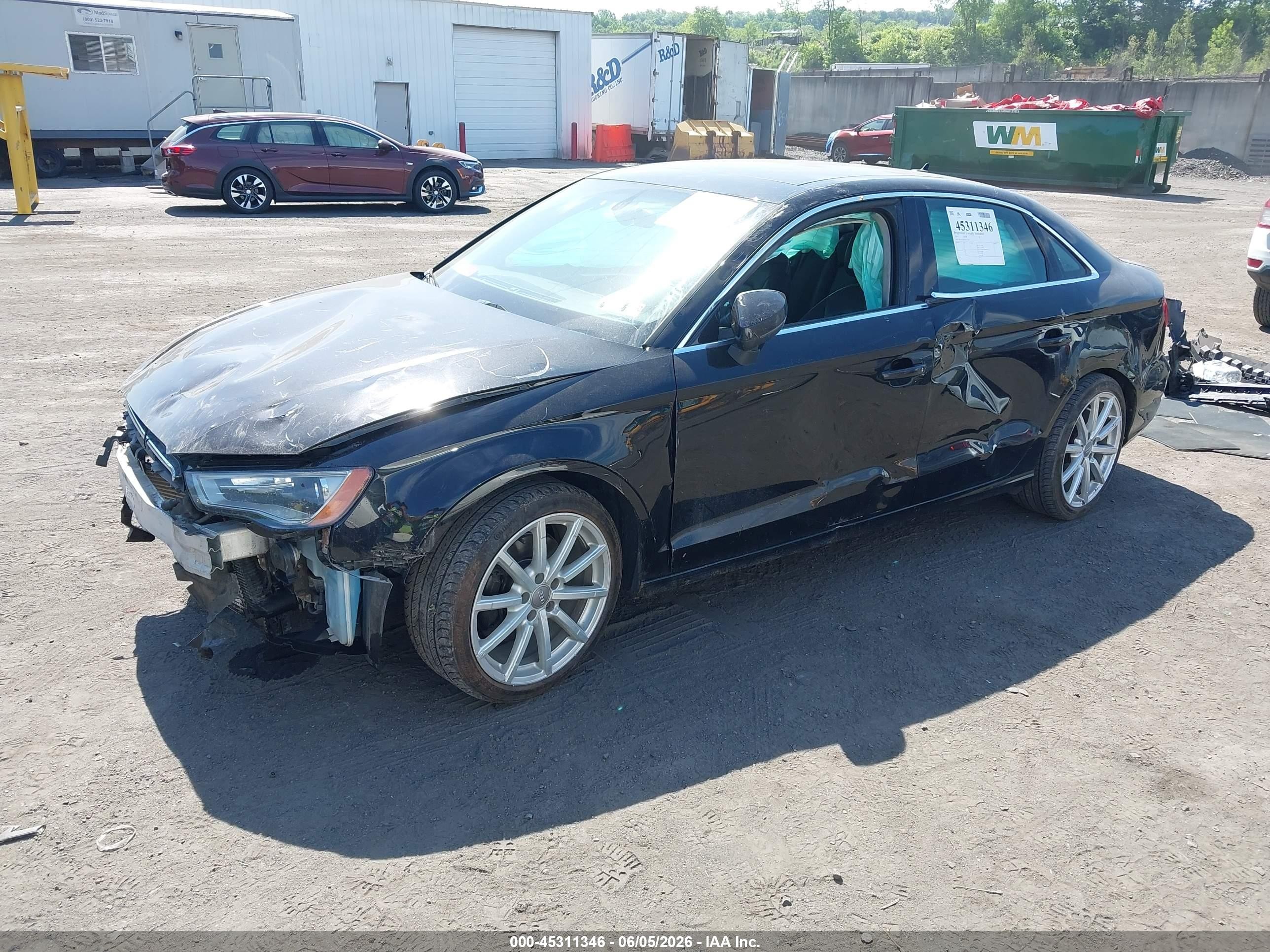 2015 Audi A3 2.0t Premium Black vin: WAUEFGFFXF1133289