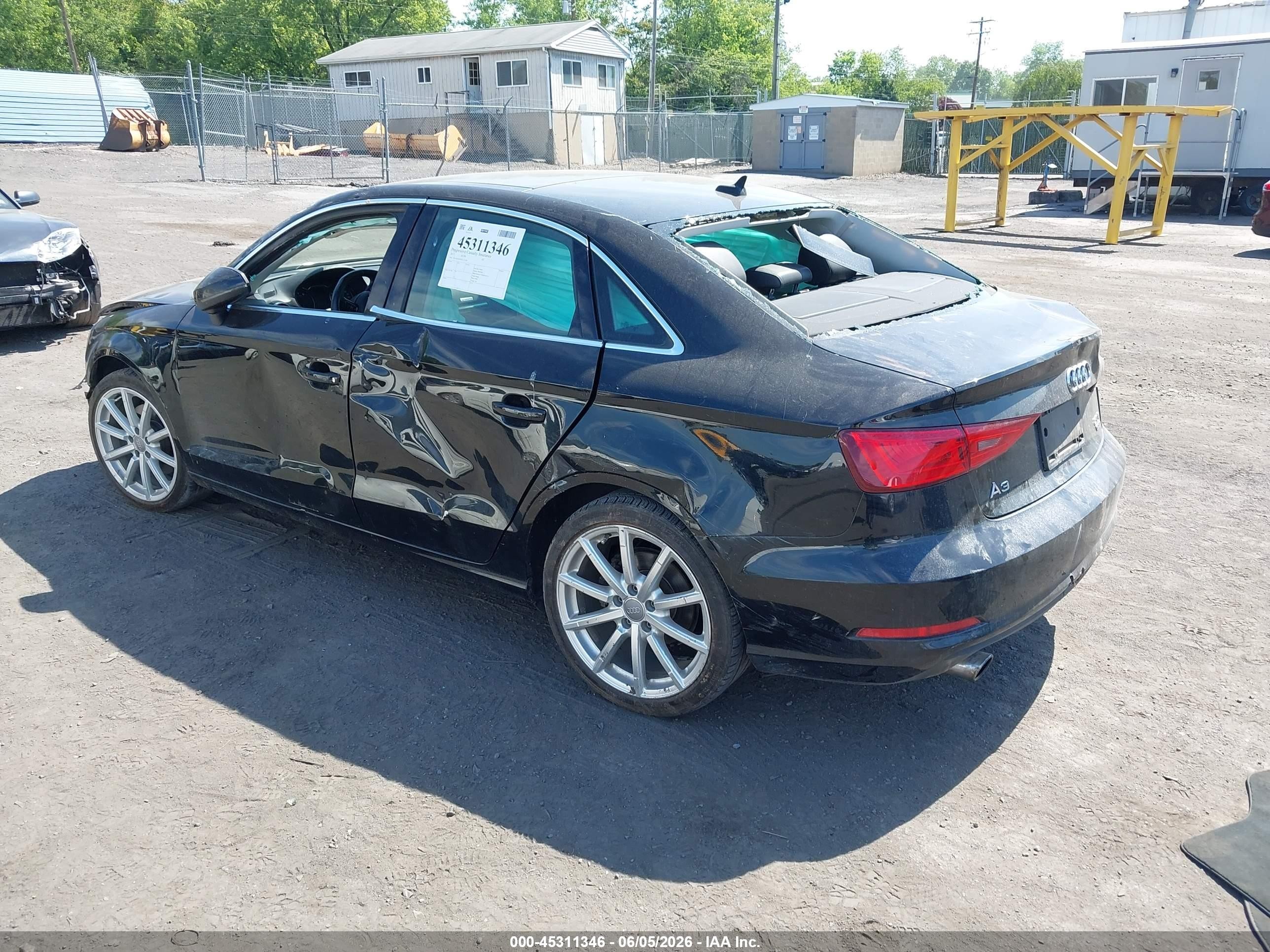 2015 Audi A3 2.0t Premium Black vin: WAUEFGFFXF1133289