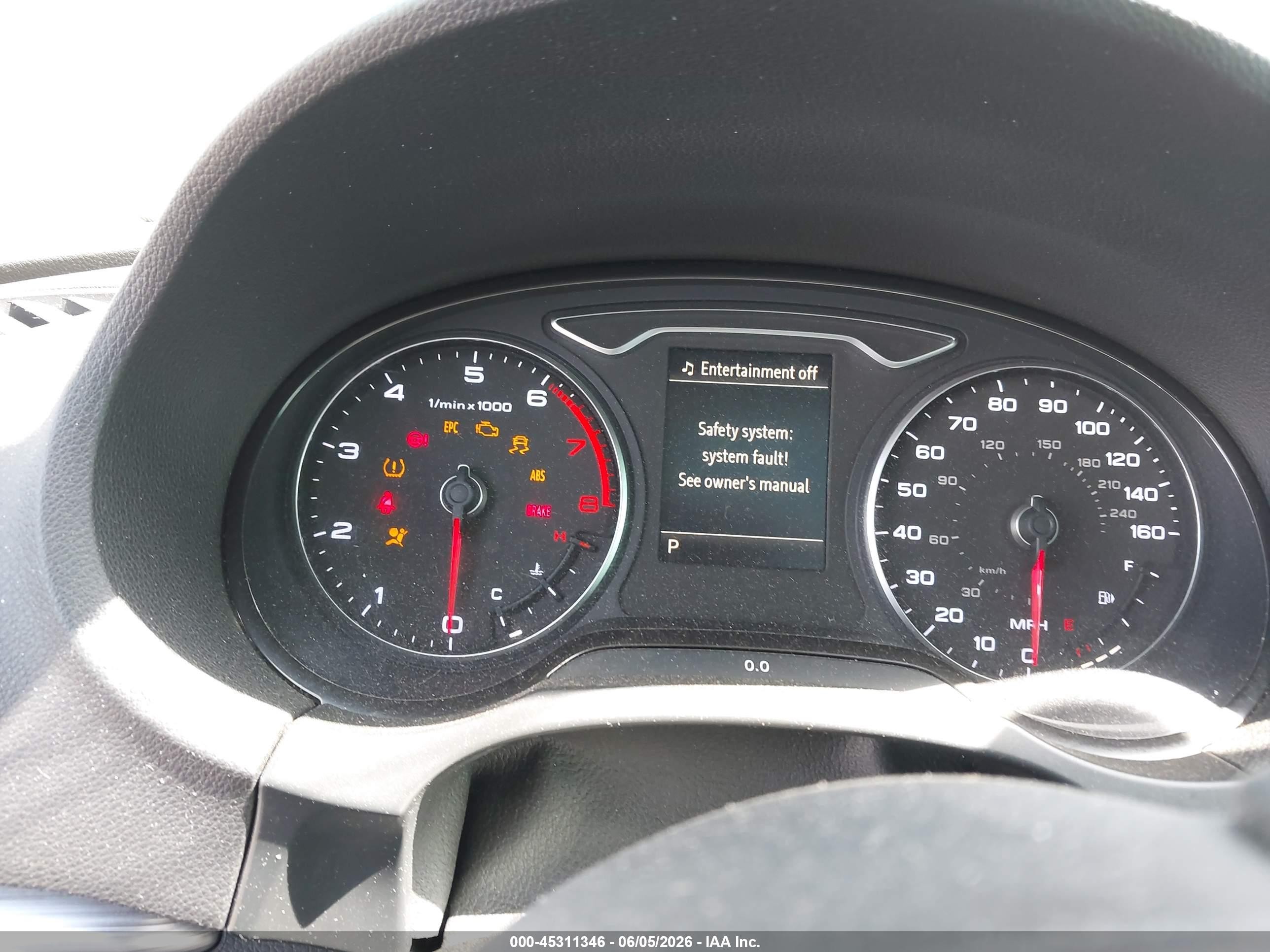 2015 Audi A3 2.0t Premium Black vin: WAUEFGFFXF1133289