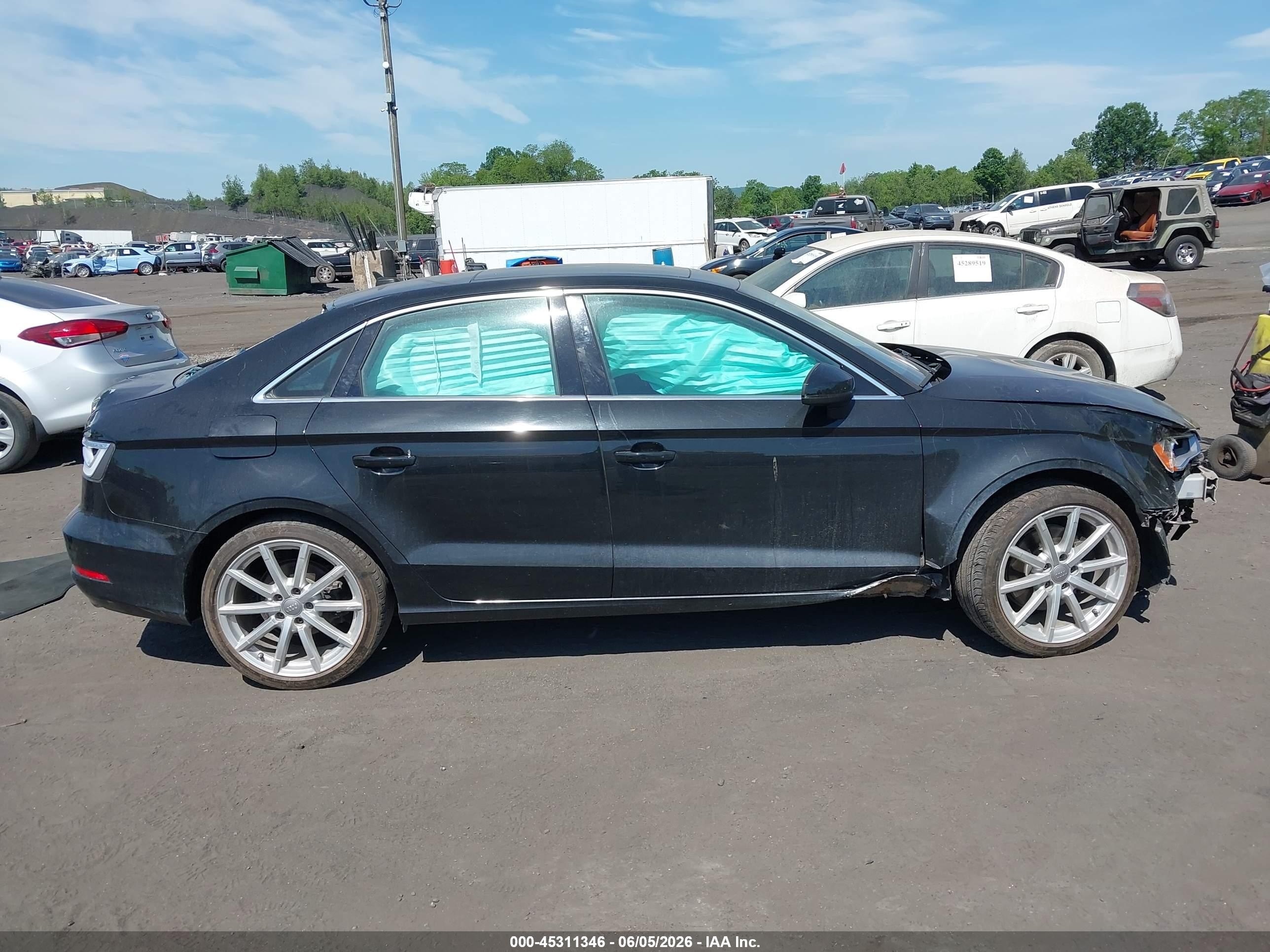 2015 Audi A3 2.0t Premium Black vin: WAUEFGFFXF1133289