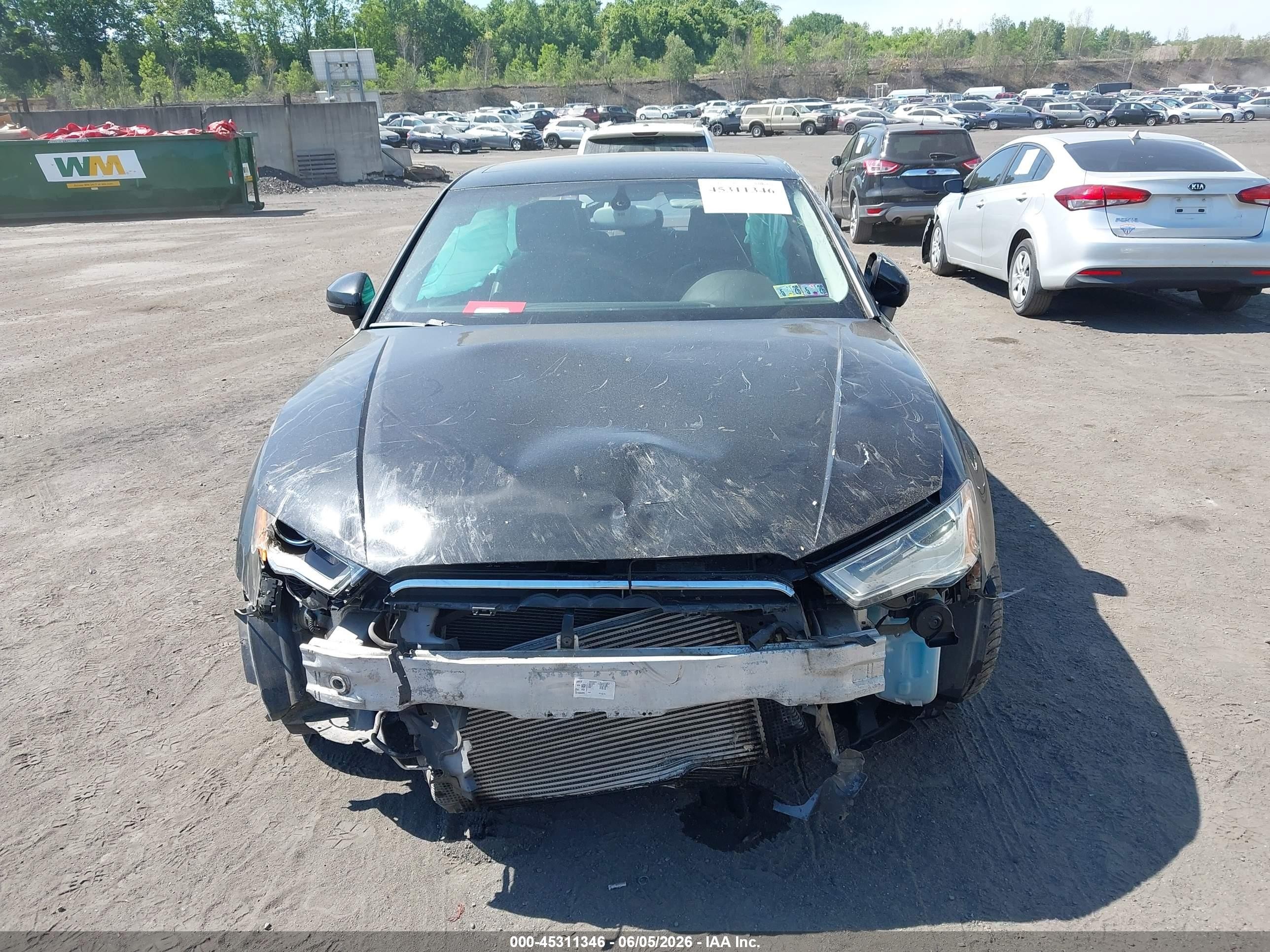 2015 Audi A3 2.0t Premium Black vin: WAUEFGFFXF1133289