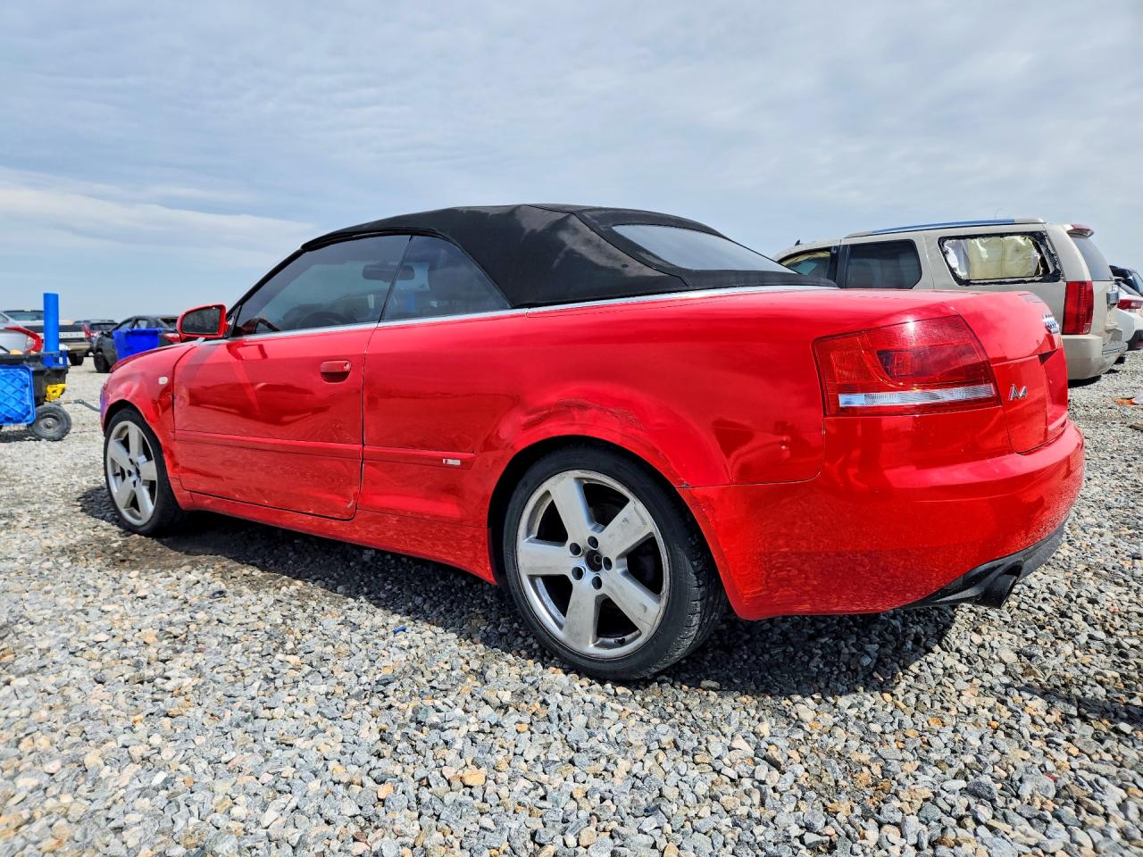 2007 Audi A4 S-line 3.2 Cabriolet Quattro Red vin: WAUEH48H47K014222