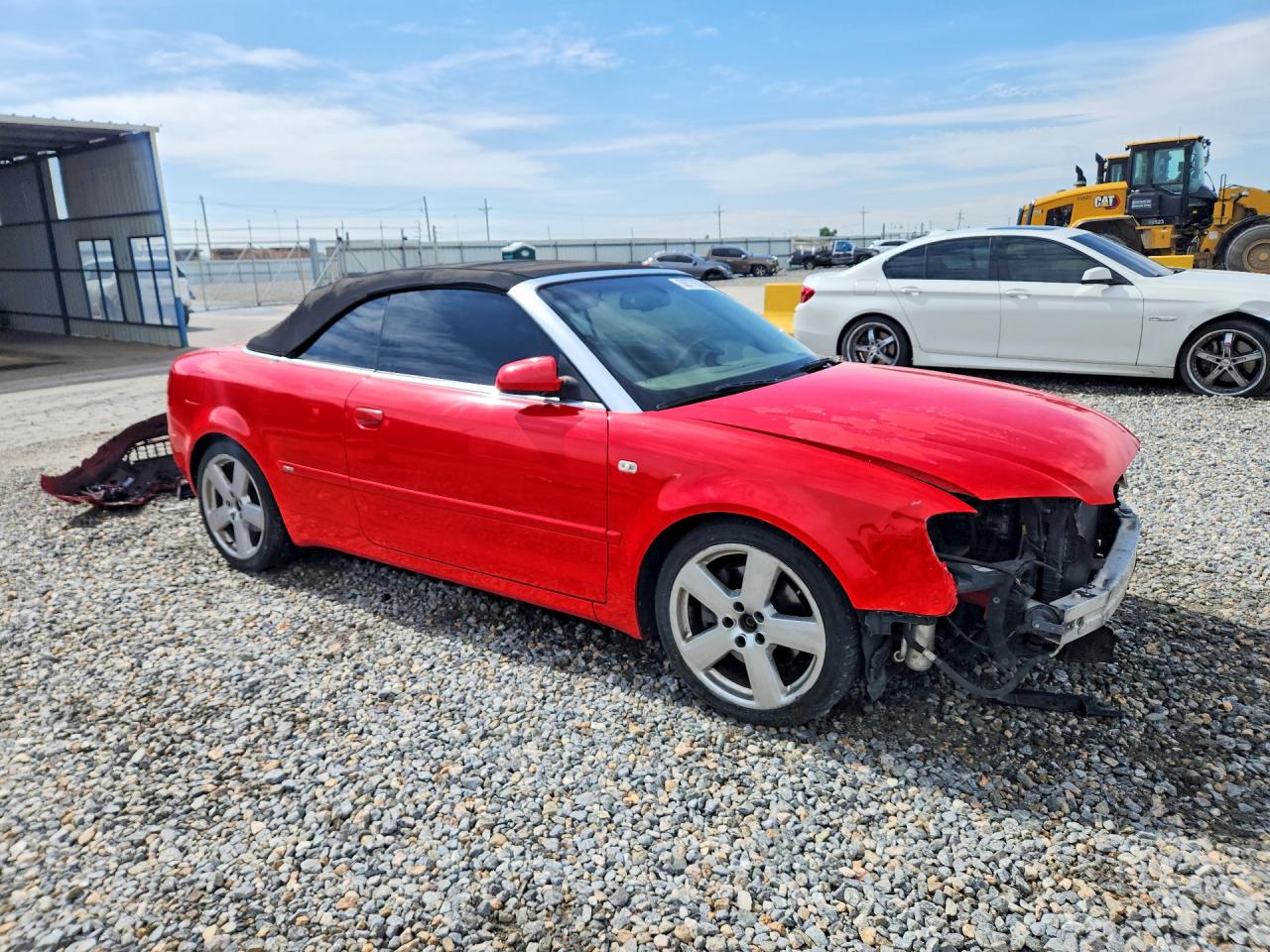 2007 Audi A4 S-line 3.2 Cabriolet Quattro Red vin: WAUEH48H47K014222