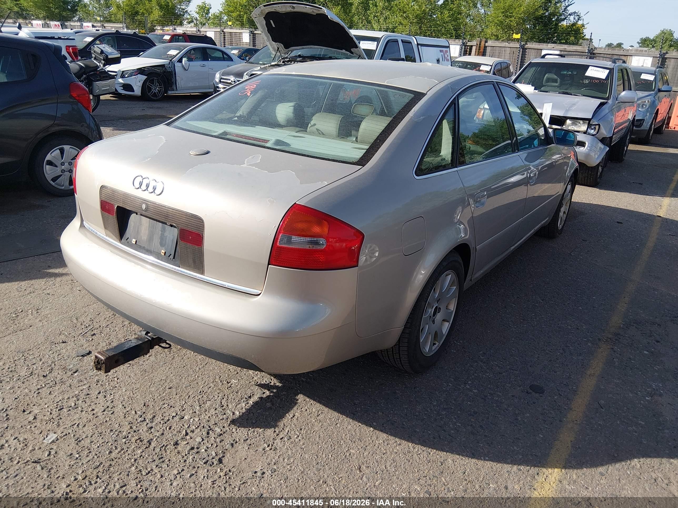 2000 Audi A6 2.8 Quattro Золотой vin: WAUEH64B5YN099729