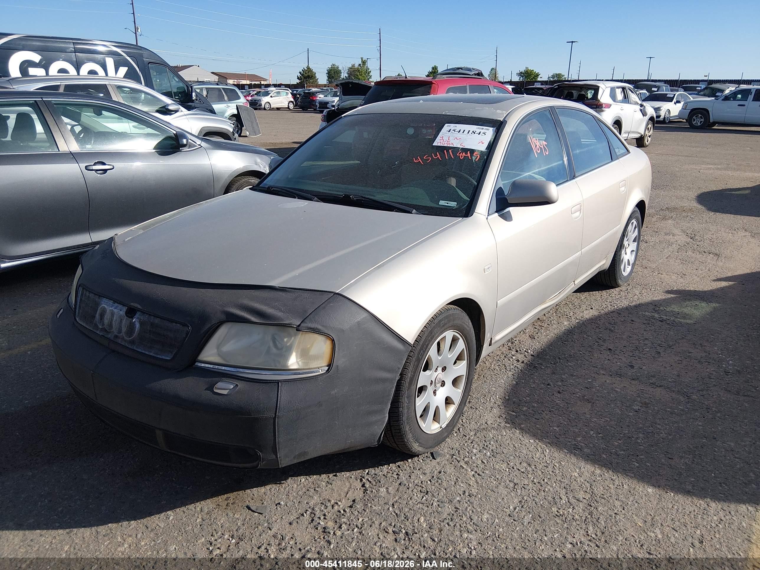 2000 Audi A6 2.8 Quattro Золотой vin: WAUEH64B5YN099729