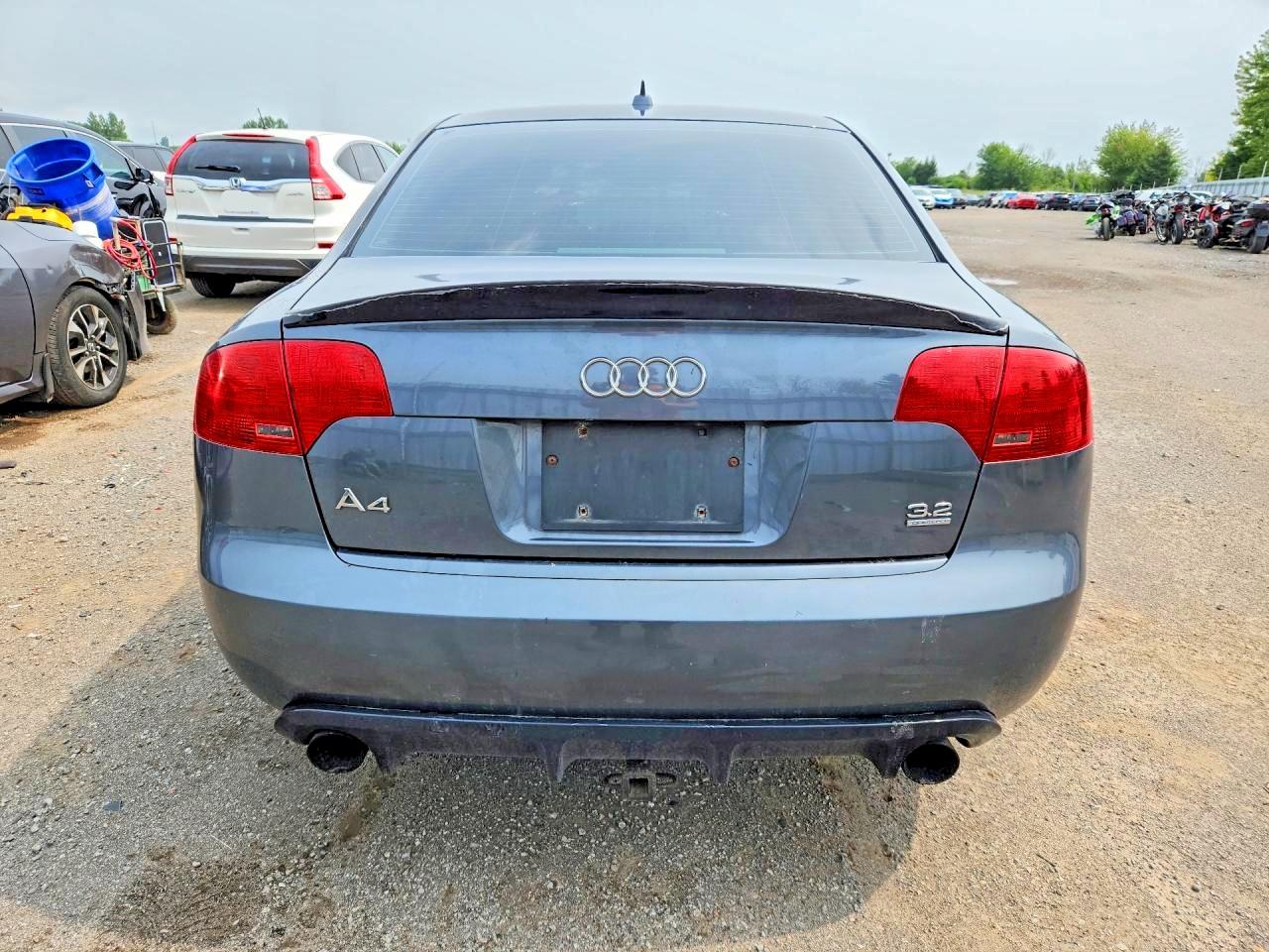 2008 Audi A4 S-line 3.2 Quattro Gray vin: WAUEH68E98A088485