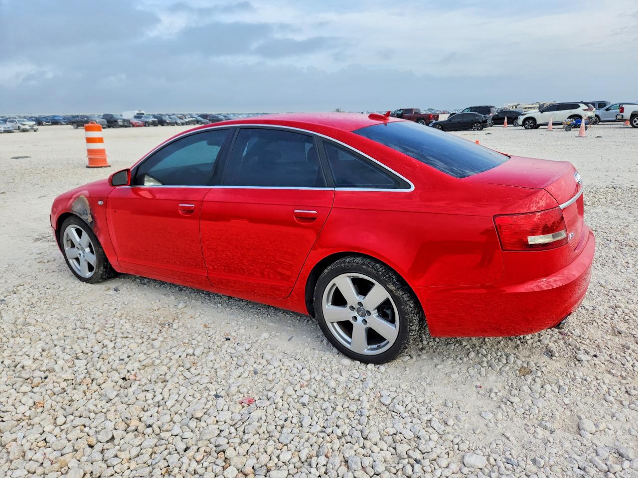 2006 Audi A6 S-line 3.2 Quattro Red vin: WAUEH74F26N118114