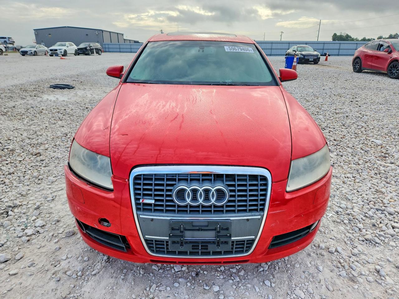 2006 Audi A6 S-line 3.2 Quattro Red vin: WAUEH74F26N118114