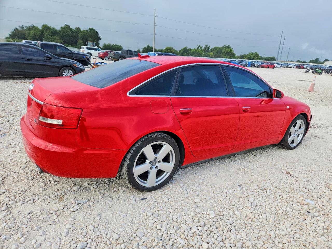 2006 Audi A6 S-line 3.2 Quattro Red vin: WAUEH74F26N118114
