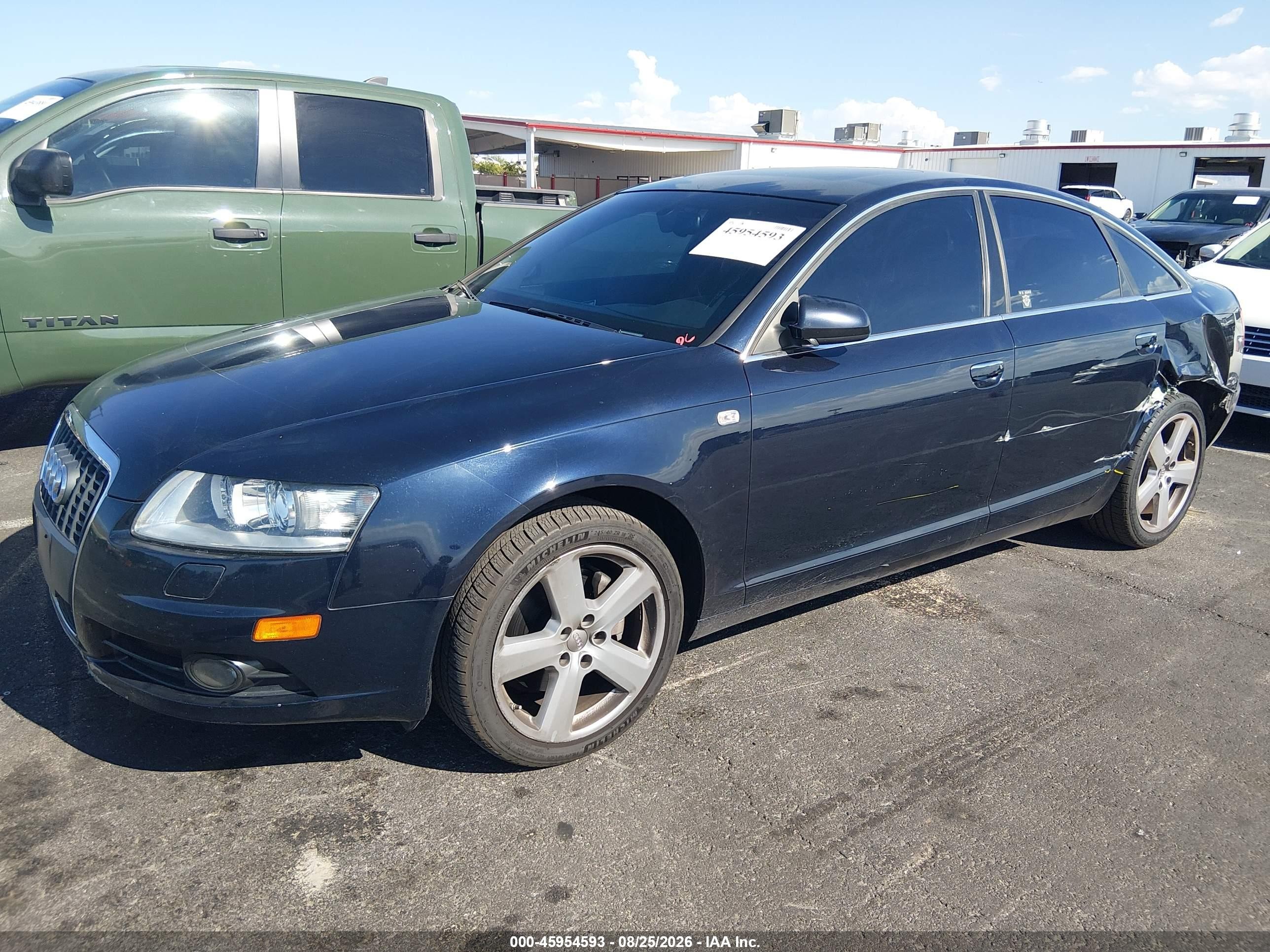 2008 Audi A6 3.2 Dark Blue vin: WAUEH74F28N127821