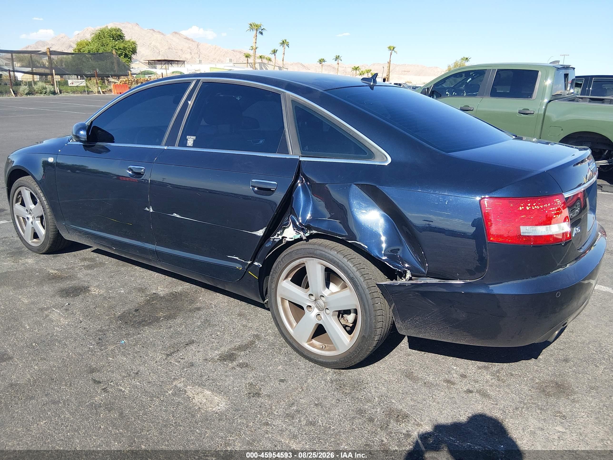 2008 Audi A6 3.2 Dark Blue vin: WAUEH74F28N127821