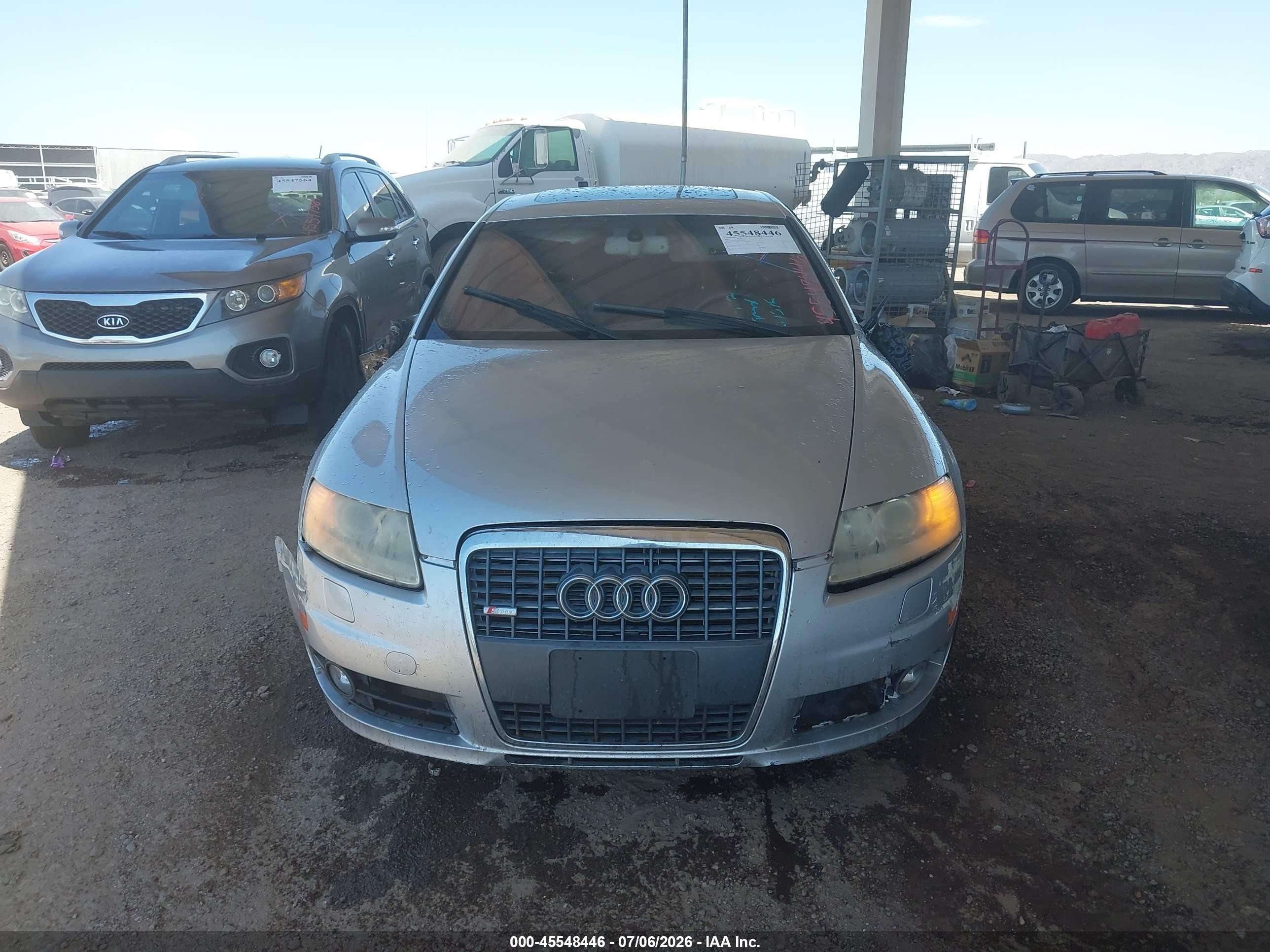 2007 Audi A6 3.2 Gray vin: WAUEH74FX7N027576