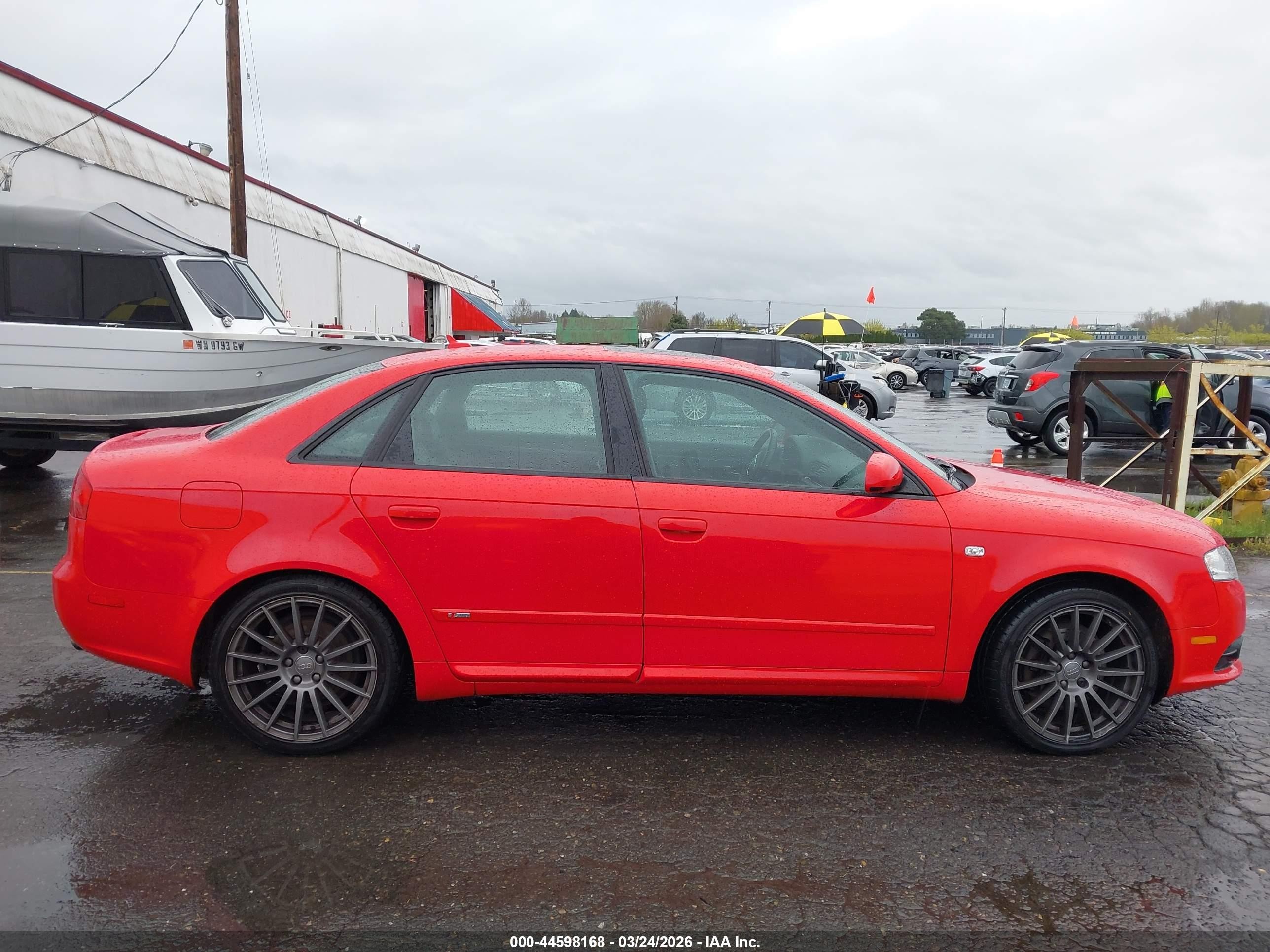 2007 Audi A4 3.2 Red vin: WAUEH78E67A130485