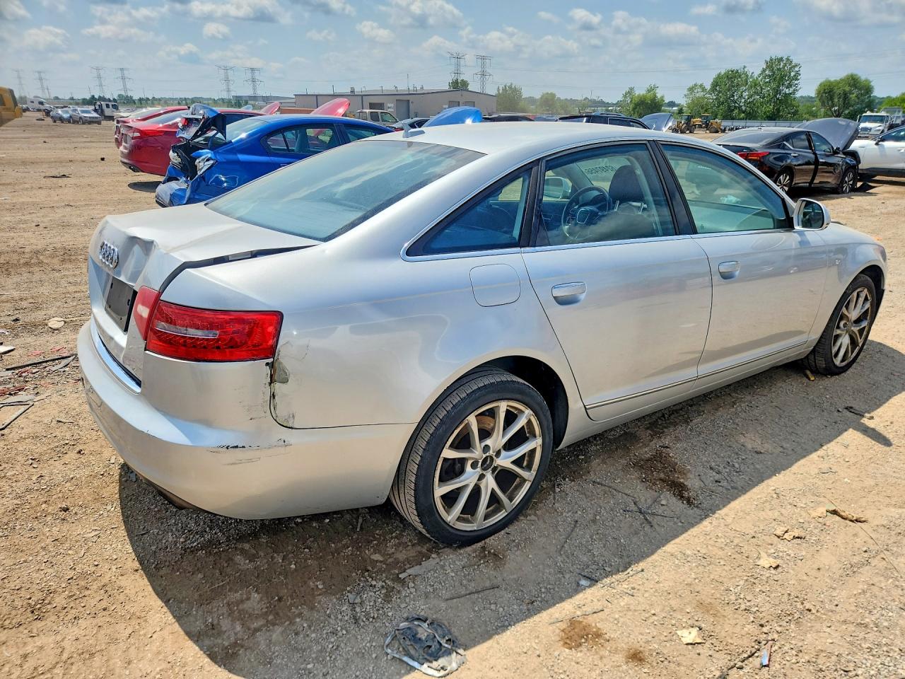 2010 Audi A6 Premium Plus Silver vin: WAUEKAFB3AN062637