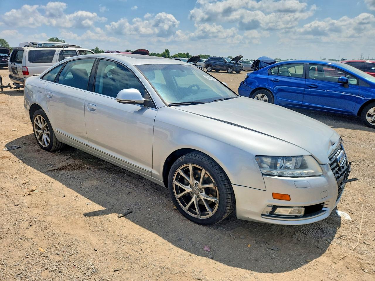 2010 Audi A6 Premium Plus Silver vin: WAUEKAFB3AN062637