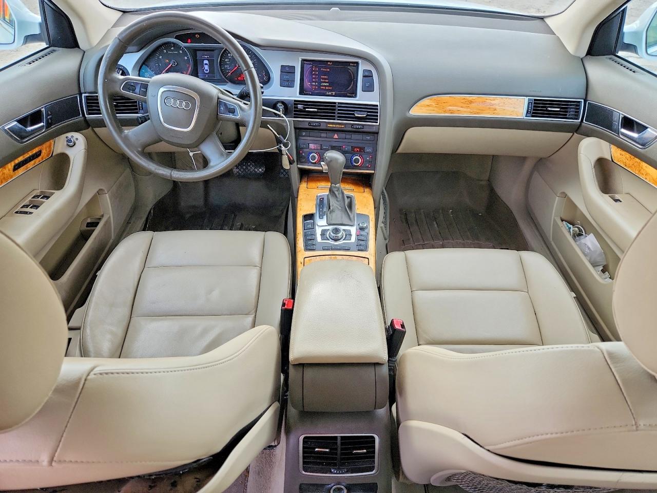2010 Audi A6 Premium Plus White vin: WAUEKAFB9AN010087
