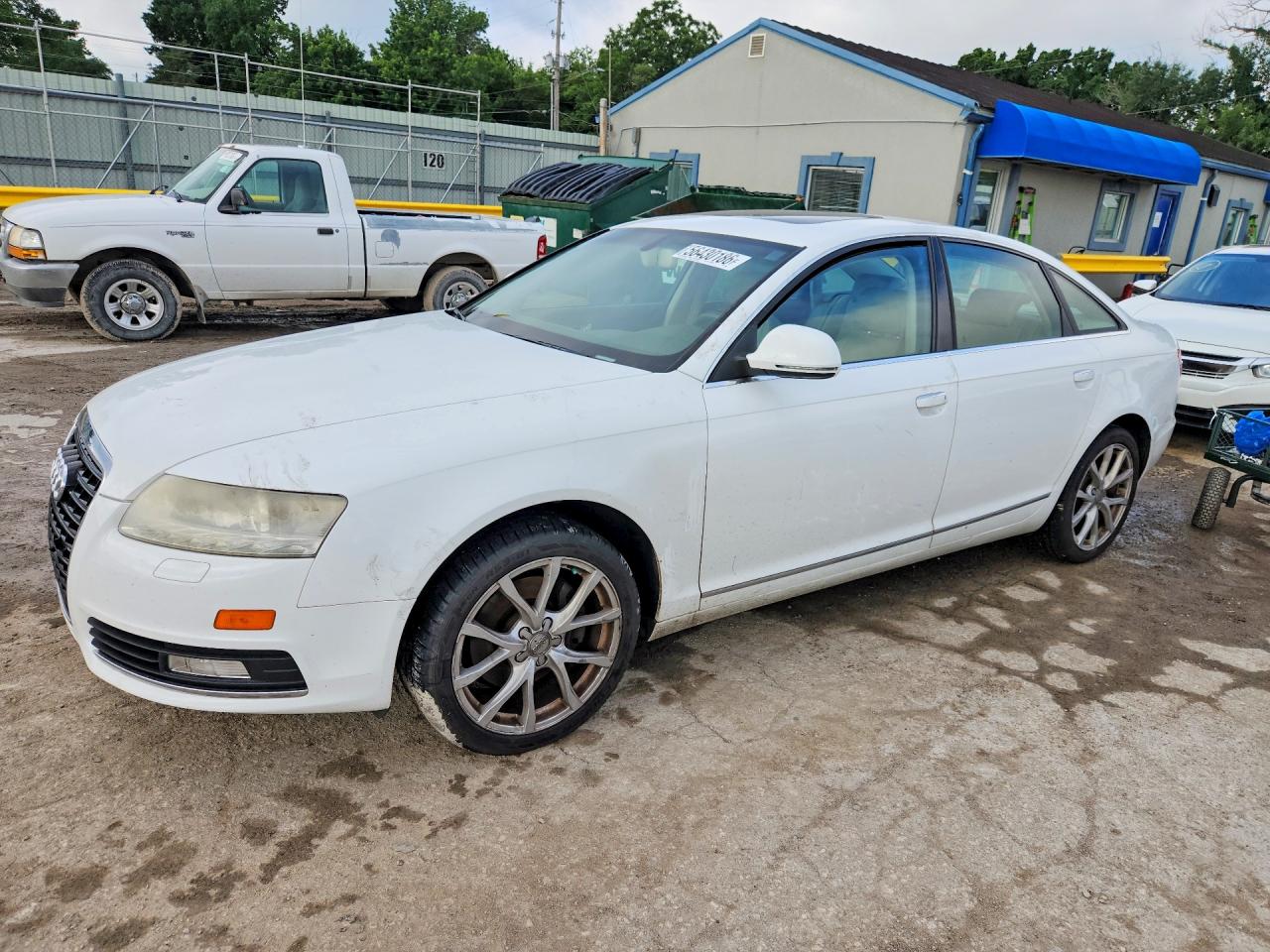 2010 Audi A6 Premium Plus White vin: WAUEKAFB9AN010087