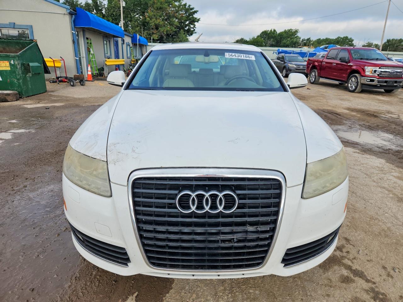 2010 Audi A6 Premium Plus White vin: WAUEKAFB9AN010087