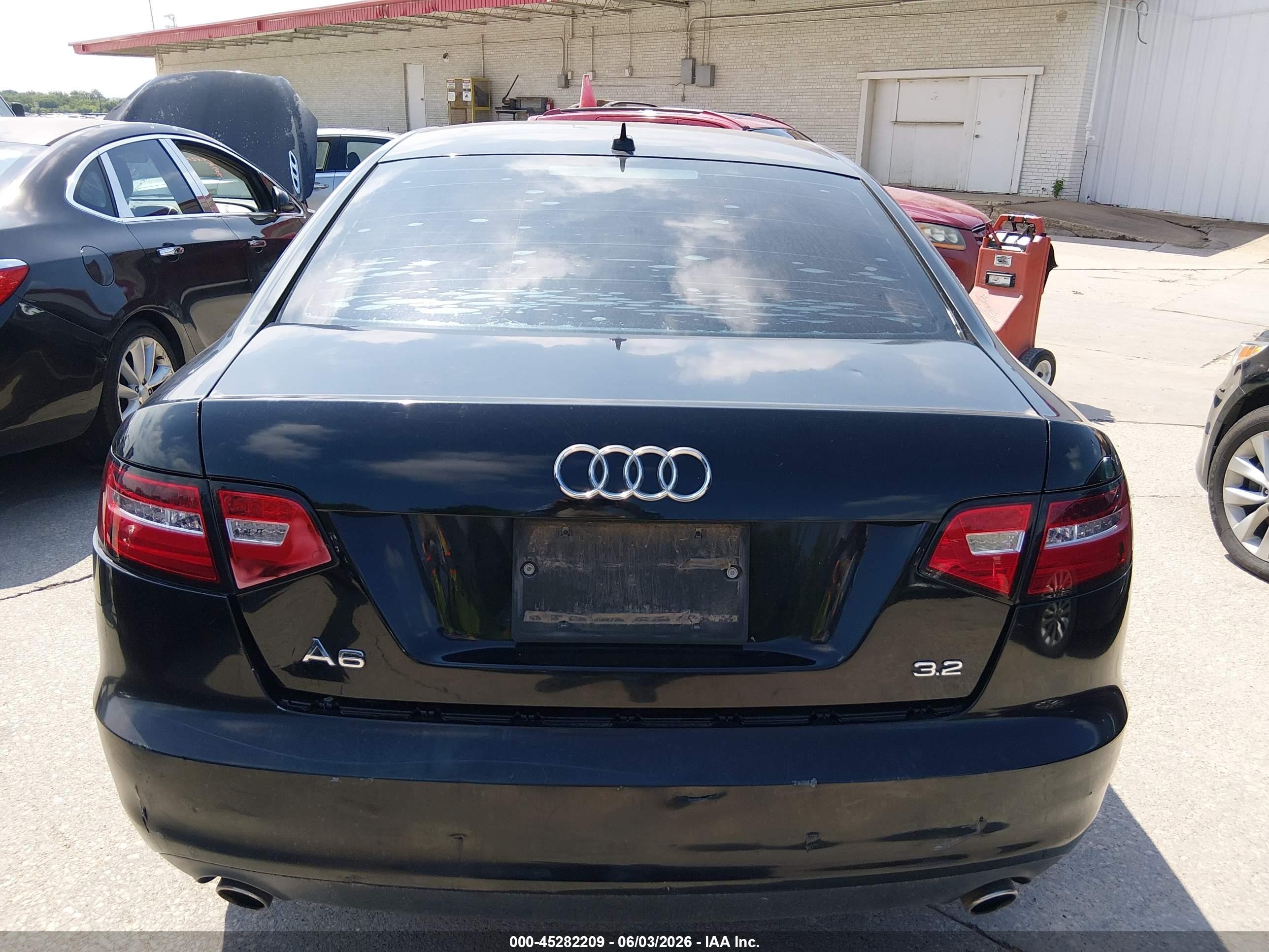 2010 Audi A6 3.2 Premium Black vin: WAUEKAFB9AN049780