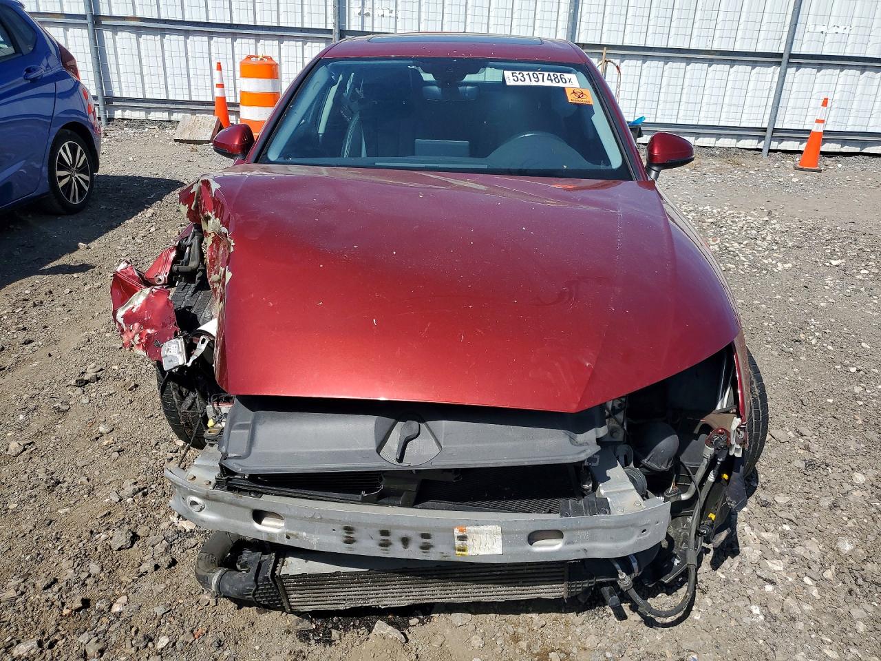 2018 Audi A4 Premium Plus Red vin: WAUENAF41JN016264