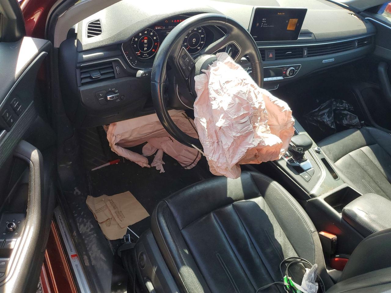 2018 Audi A4 Premium Plus Red vin: WAUENAF41JN016264
