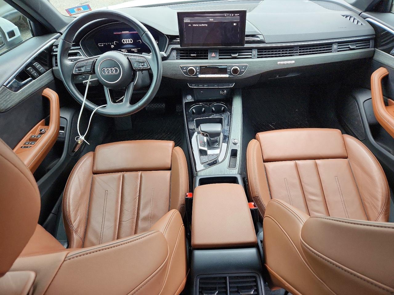 2020 Audi A4 Premium Plus White vin: WAUENAF41LA045063