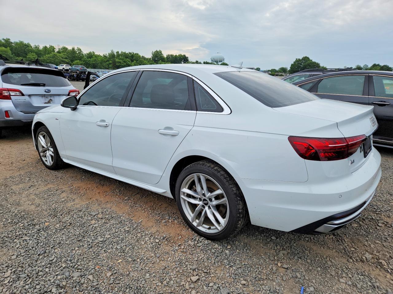 2020 Audi A4 Premium Plus White vin: WAUENAF41LA045063